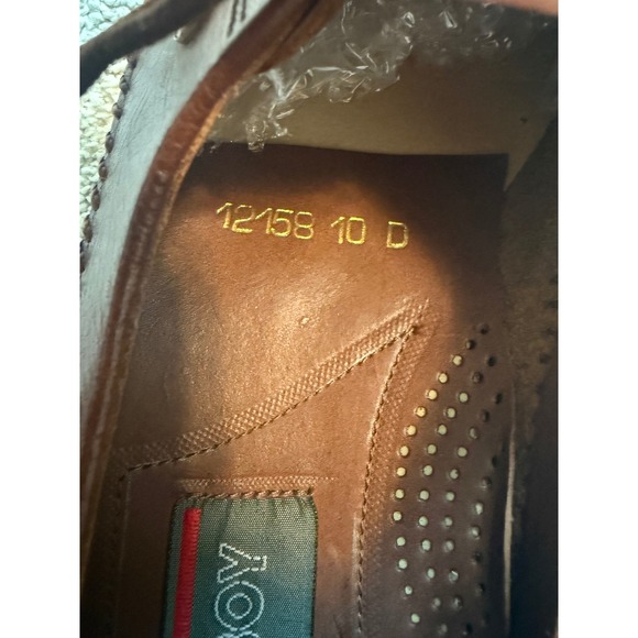 Playboy Retro Brown Leather Oxford Dress Shoes Men\'s Size 10 D – Pre-Owned main image 5